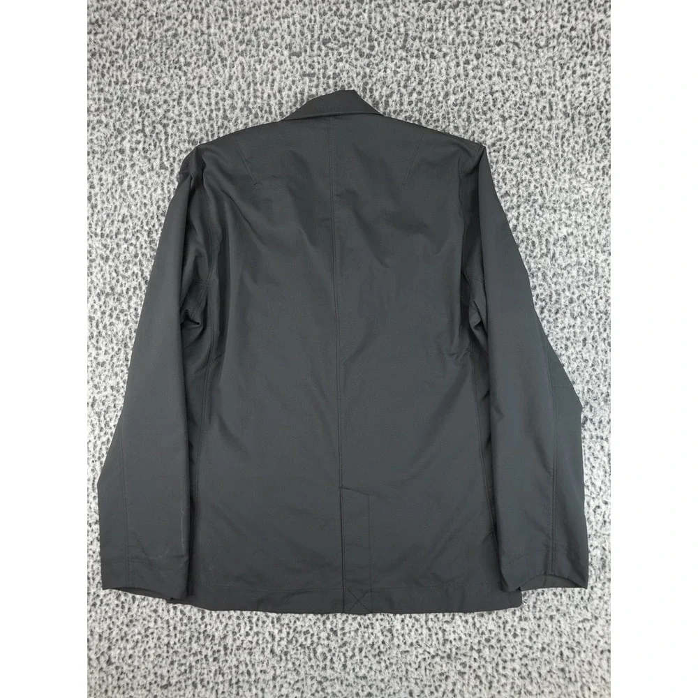 Nau Technical Blazer Mens Large Black Recycled Polyester Water Repellent